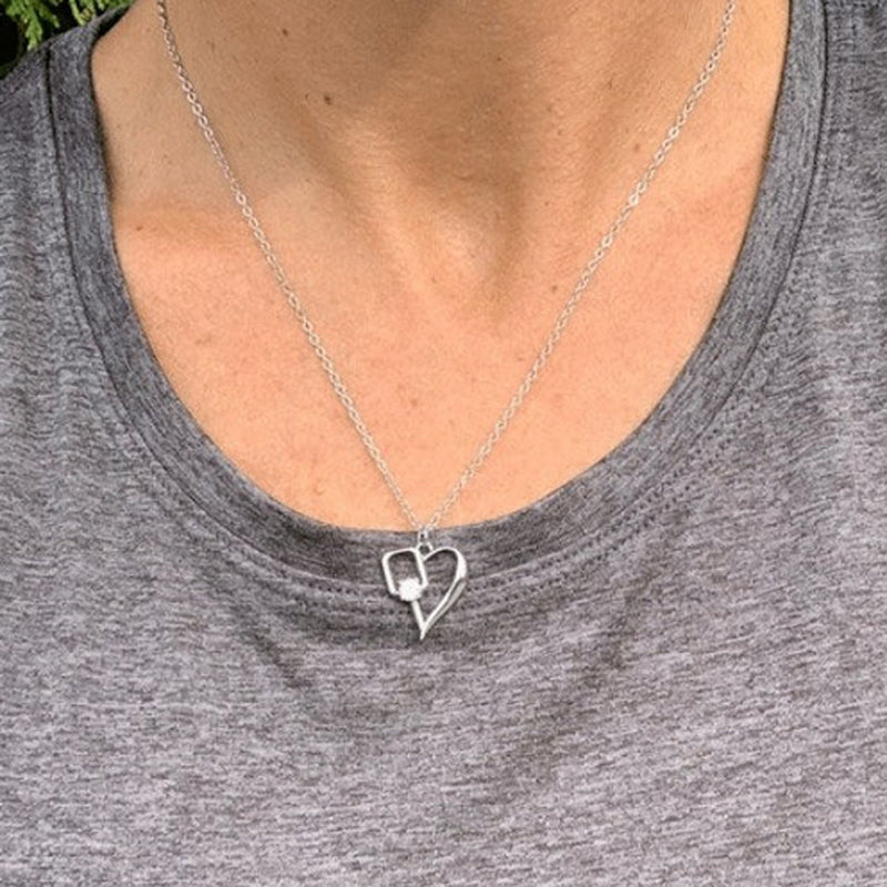 Heart Pickleball Necklace