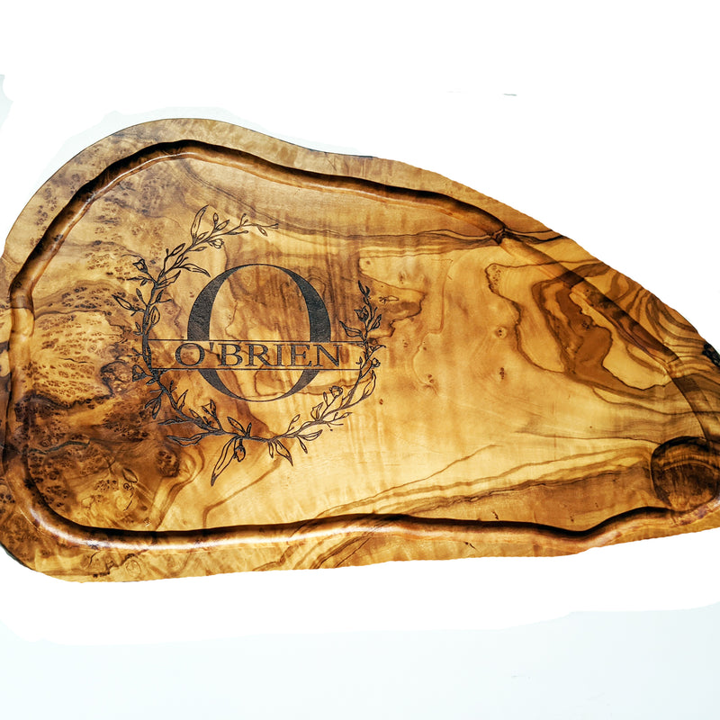 Personalized Olive Wood Cutting Board
