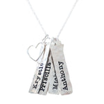 Custom Stamped Necklace with Kids Names