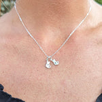 Initial Cat Charm Necklace