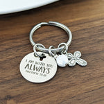 I Am With You Always Keychain