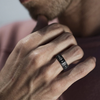 Viking Rune Stainless Steel Ring for Men