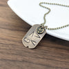 Men's Rustic Personalized Religious Necklace