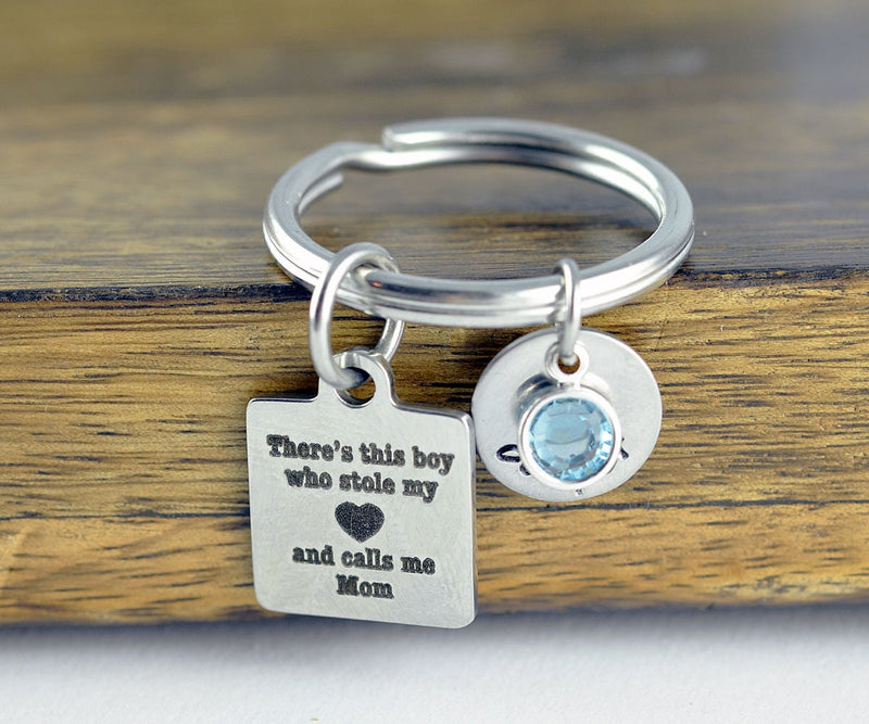 There's this boy who stole my heart keychain
