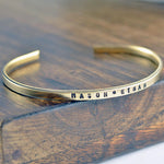 Personalized Name Cuff Bracelet