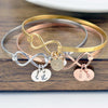 Personalized Infinity Bracelet with Initials