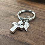Cross Urn Keychain For Ashes