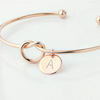 Knot Bracelet with an Initial
