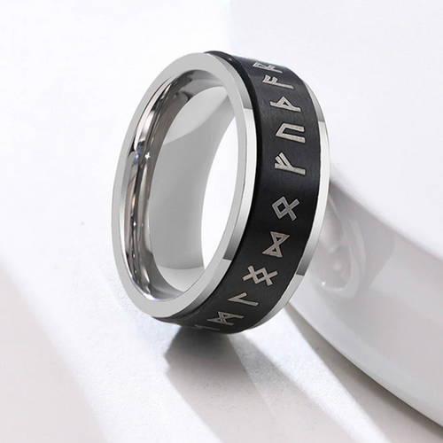 Viking Rune Unisex Stainless Steel Ring