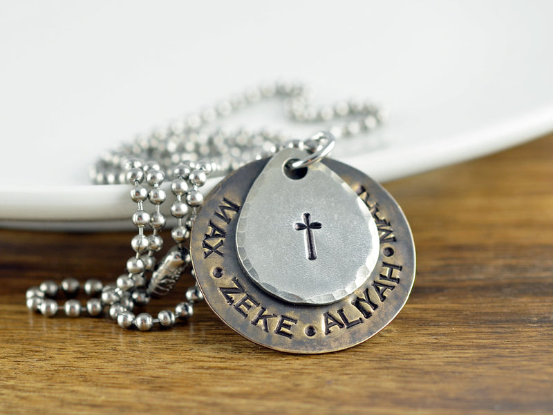 Personalized Fathers Name Necklace