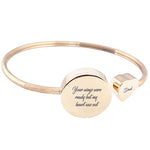"Your Wings Were Ready" Cremation Bracelet