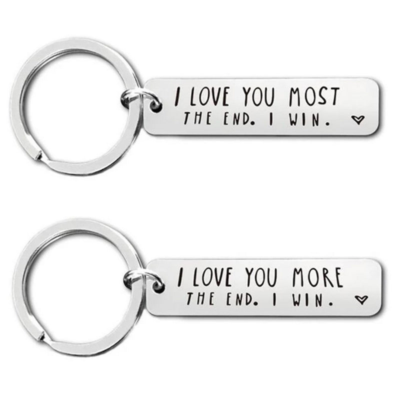 Personalized Couples Tag Keyrings