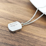 I Carry You In My Heart Cremation Necklace