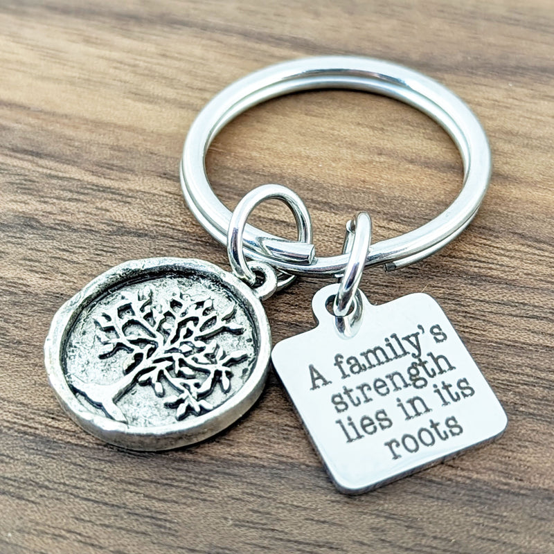 Family Quote Keyring