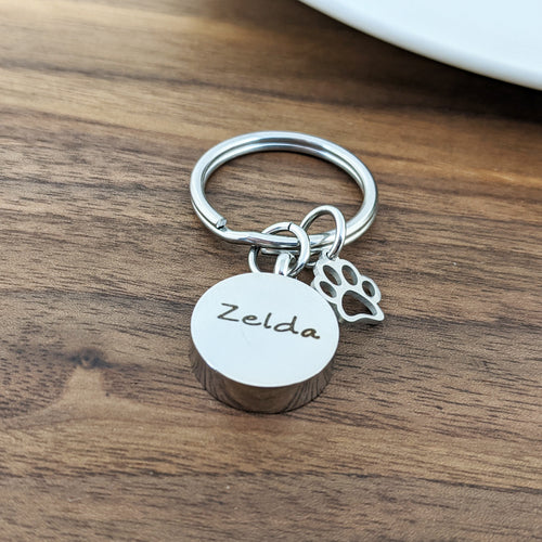 Dog Cremation Urn Keychain For Ashes